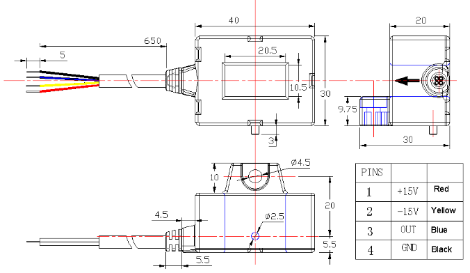 current sensor drawing