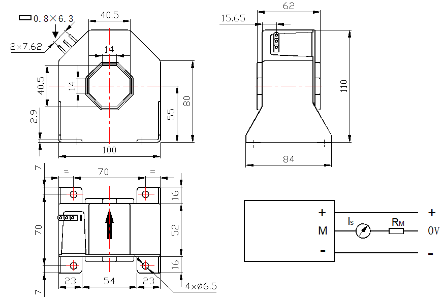 current sensor drawing