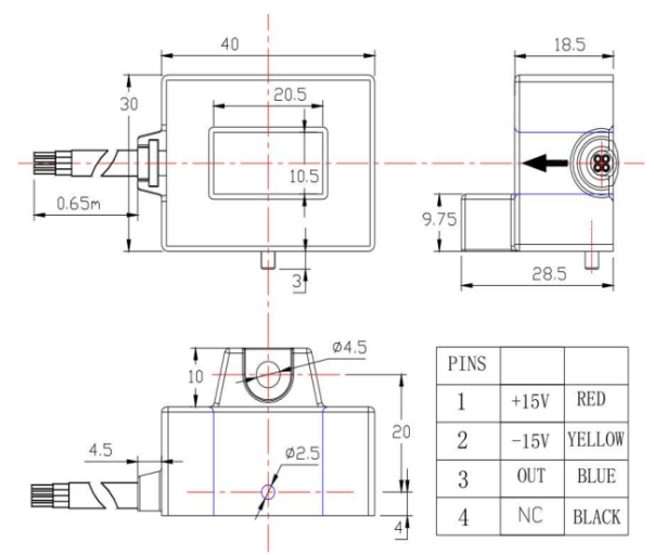 current sensor drawing