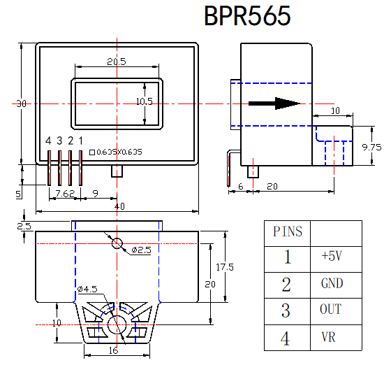 current sensor drawing