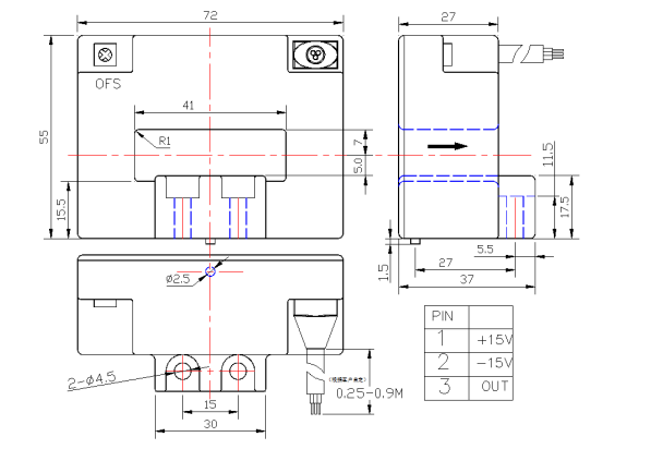 current sensor drawing