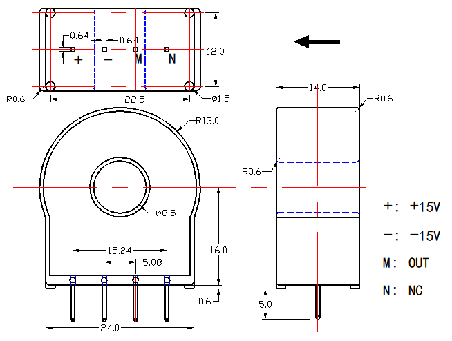 current sensor drawing