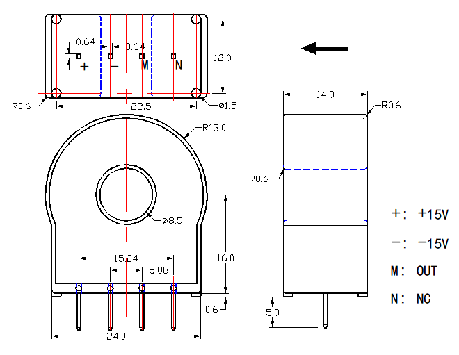 current sensor drawing