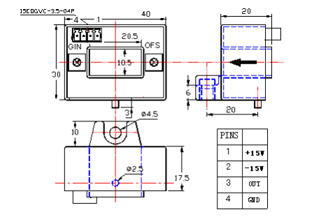 current sensor drawing